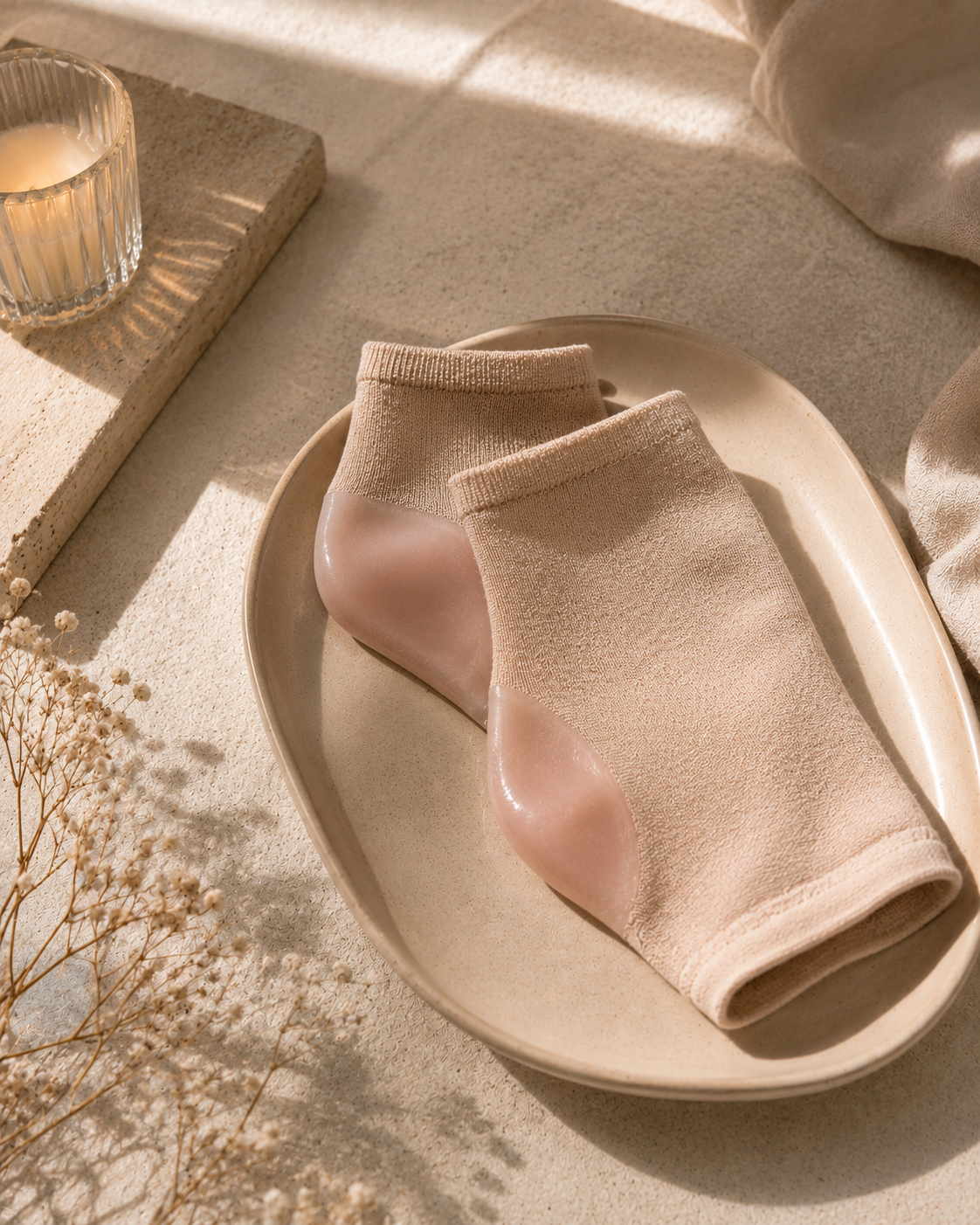 Chaussettes Réparatrices Talons Secs